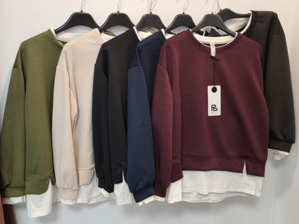 SUDADERA CON CAMISETA